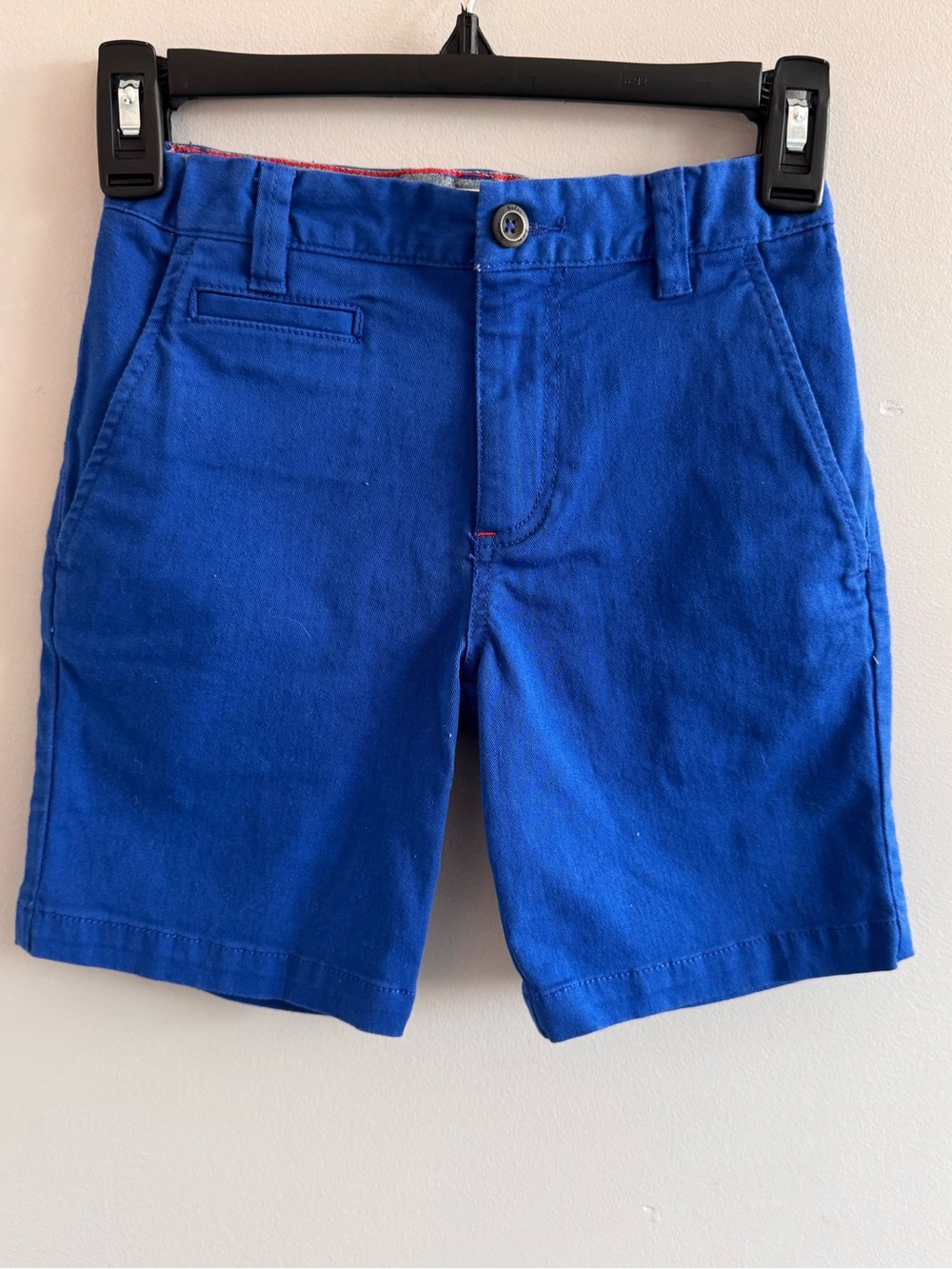 Boden Boys Royal Blue Chino‎ Shorts Adjustable Waist Size 9Y